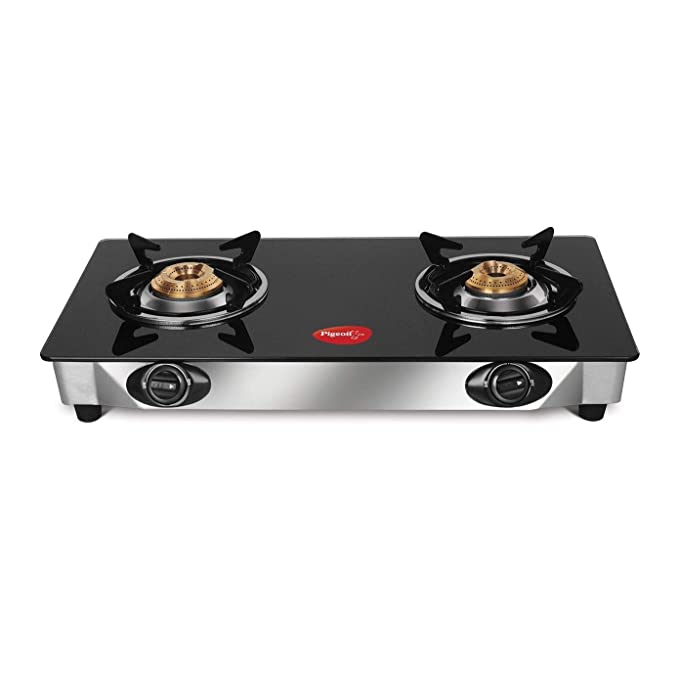 pigeon gas stove 2 burner stainless steel