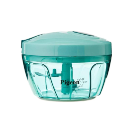 Pigeon by Stoverkraft Handy Mini Plastic Chopper with 3 Blades, Green