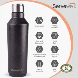 SERVEWELL Alaska Solid Single Wall Bottle – 675 ml