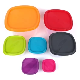 Princeware Unique Design Food Grade Plastic Kitchen Storage Container (Multicolour) -7 Pieces Set – 5657 – 7