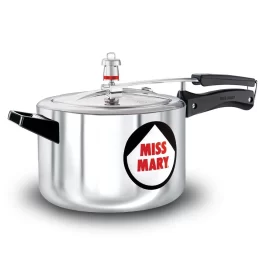 Hawkins Miss Mary Pressure Cooker, 5 Litre, Silver