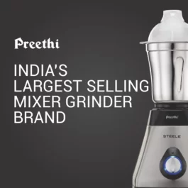 Preethi Steel Supreme MG-208 mixer grinder, 750 watt