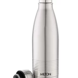 Milton Duo DLX 350 Bottle Flask, 350ml, Silver, Stainless Steel