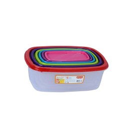 Princeware Store Fresh Rectangular Container Set of 6 – 5666-6