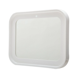 WATERTEC Polymer Rectangular Mirror (White)