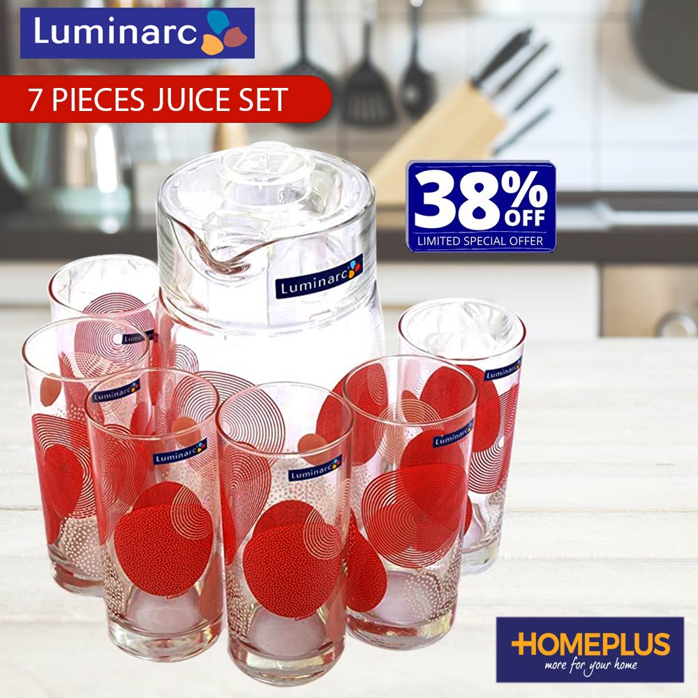 LUMINARC 7 PIECES JUICE SET