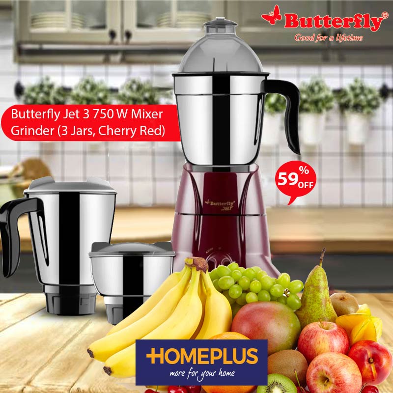 Butterfly Jet 3 750 W Mixer Grinder